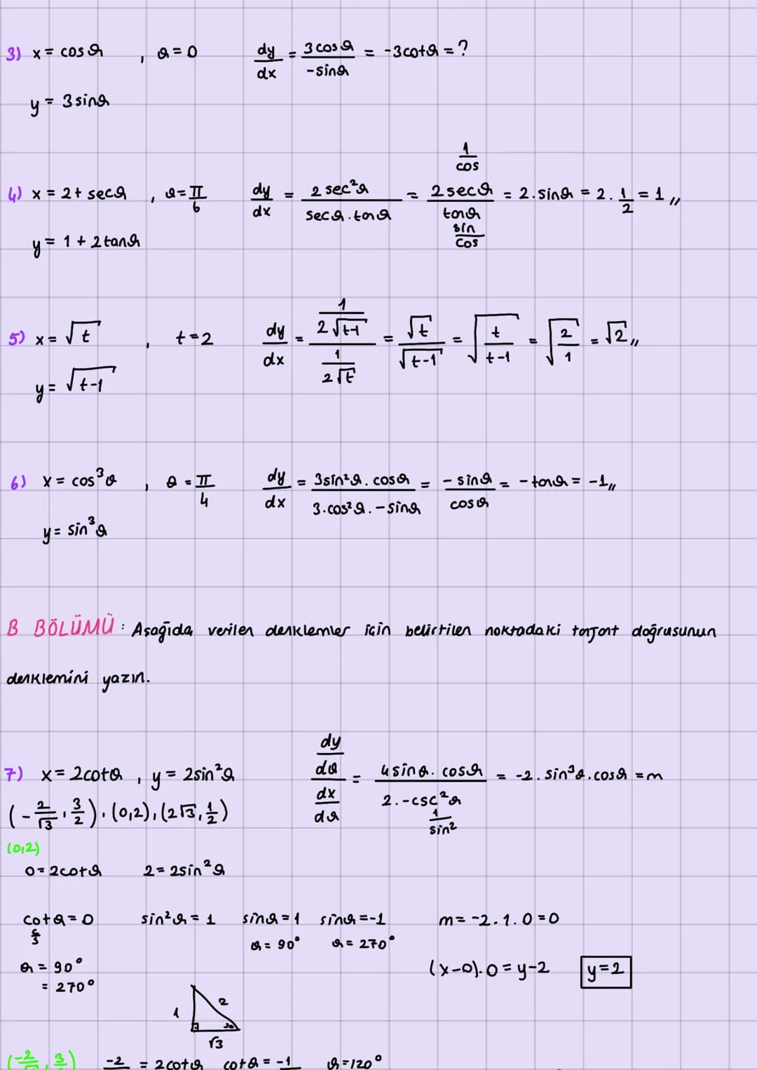 Optimizasyon Problemleri Austirmaler.
1)
pencerenin Gevresi 1bft, pencerenin kapladiġi
x
max
2) Dikdörtgenin max alam kaç br² olabilir?
5
y
