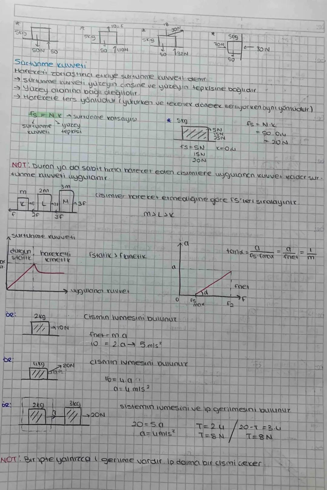 Newton Hareket Yasaları
1) Eylemsizlik
Cismin bulunduğu durumu korumak istemesidir. Yani cisim narevetllyse hare,
cetine, duruyorsa aurmaya 