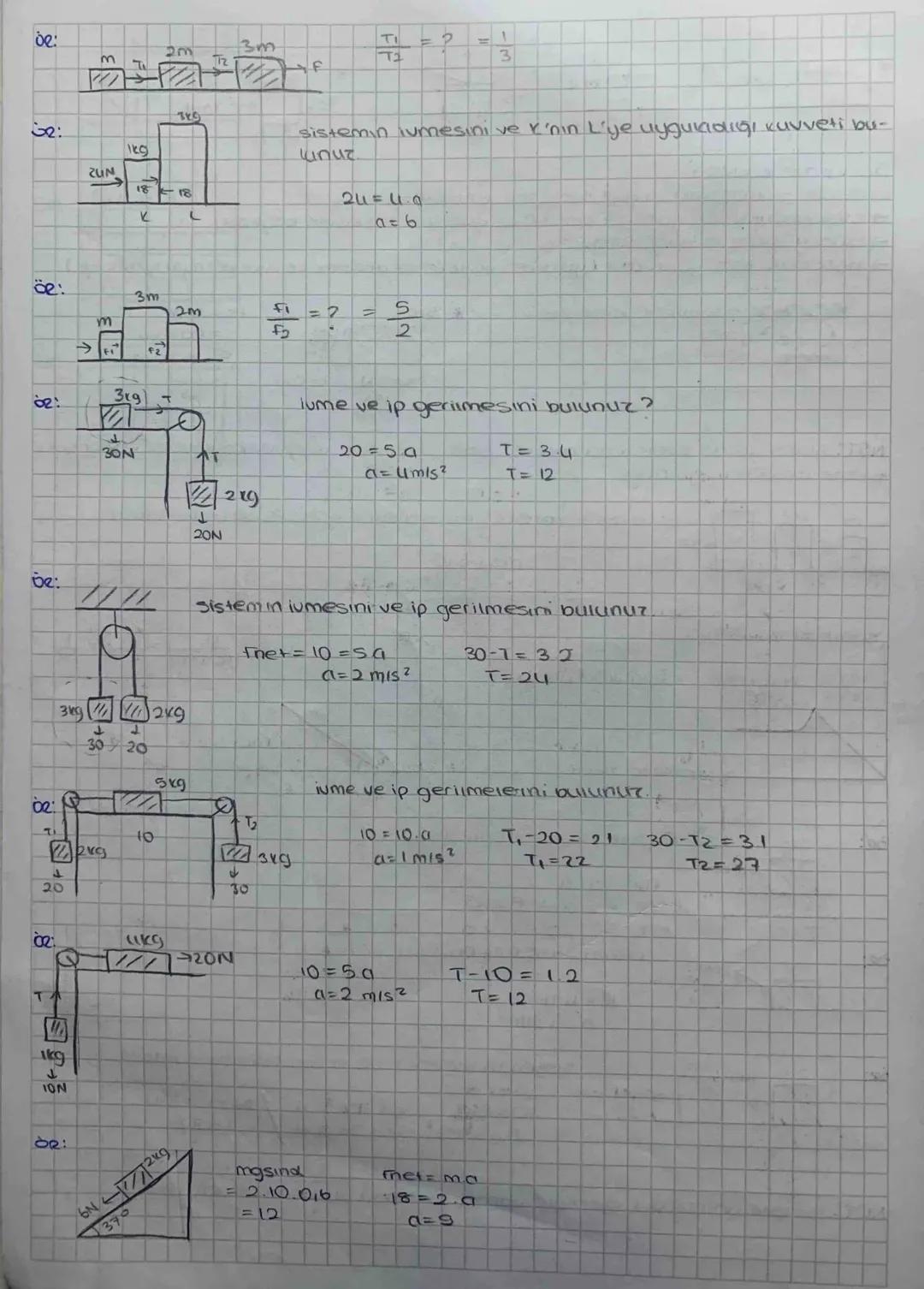 Newton Hareket Yasaları
1) Eylemsizlik
Cismin bulunduğu durumu korumak istemesidir. Yani cisim narevetllyse hare,
cetine, duruyorsa aurmaya 