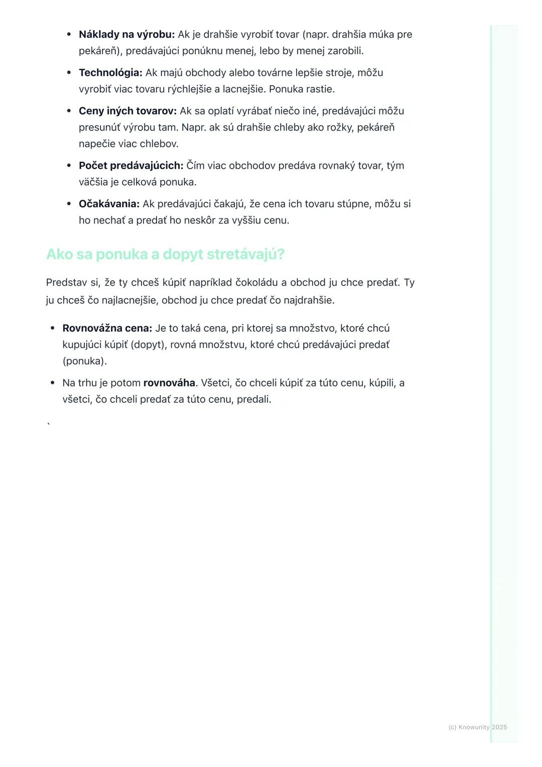 # Ponuka a dopyt (základy)

1. Prehľad a úvod

Takže, ponuka a dopyt sú dve veľmi dôležité veci v ekonomike. Pomáhajú nám
pochopiť, prečo sa