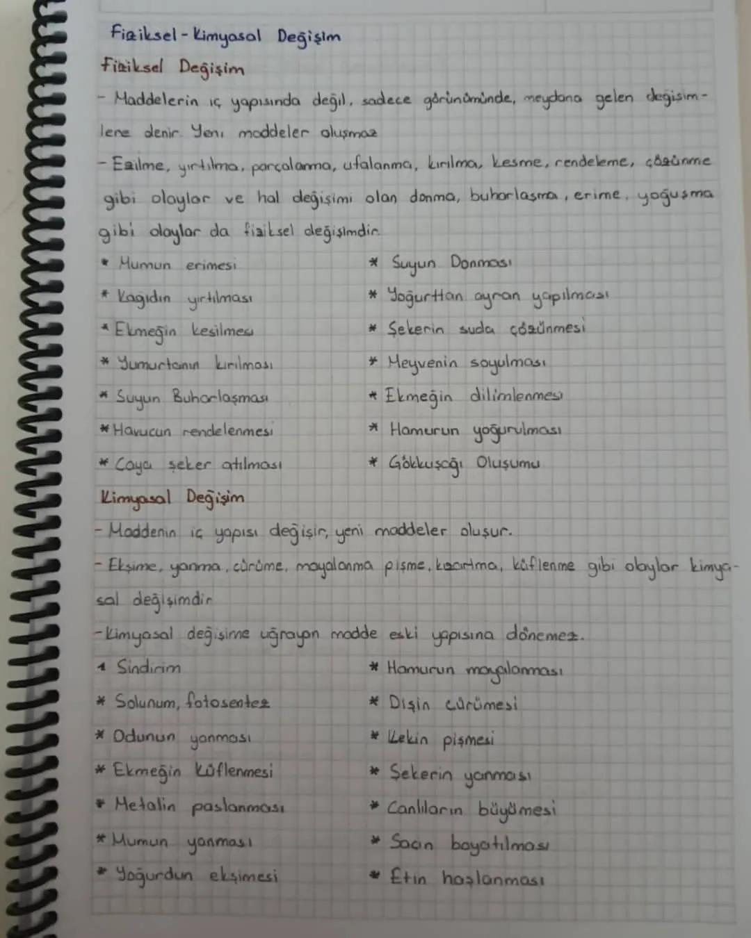 Fiziksel - Kimyasal Değişim

Fiziksel Değişim

- Maddelerin iç yapısında değil, sadece görünümünde, meydana gelen değişim-
lene denir. Yeni 