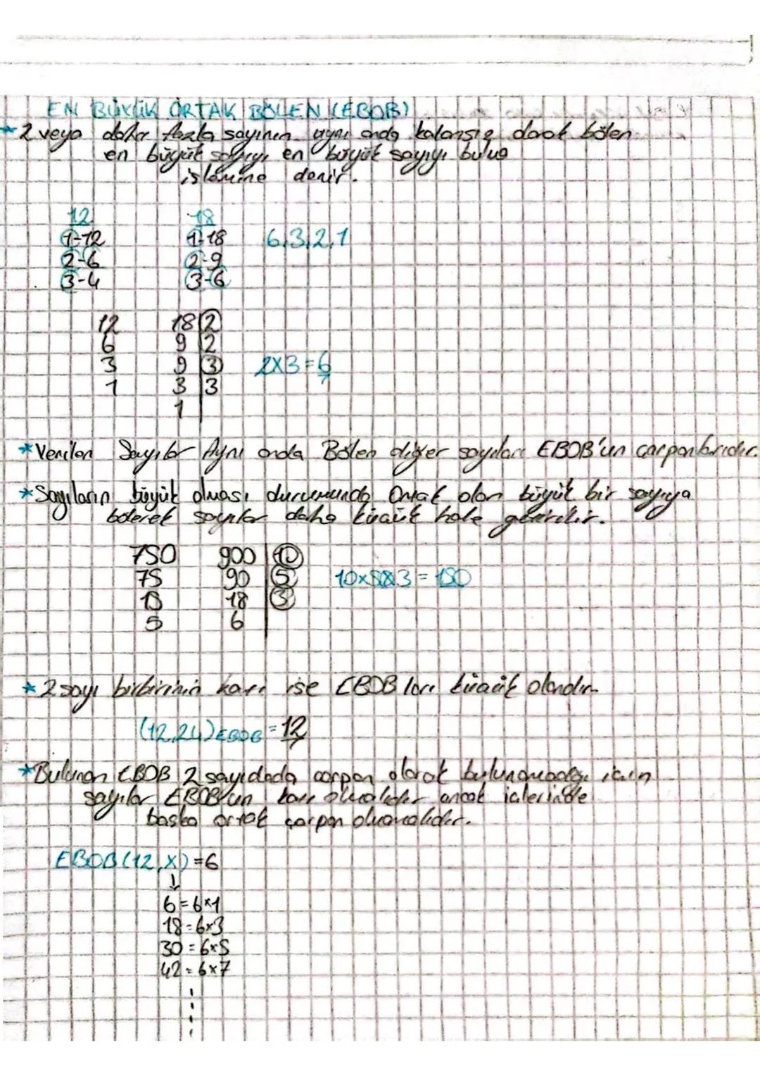 EN KÜÇÜK ORTAK KAT (EKOK)
*Zveya dela Pala sayan borları onasinaten ontek den
en kraut kar bedio istenmie deni.

18242
18×6=72
3
23
1
72

Ki