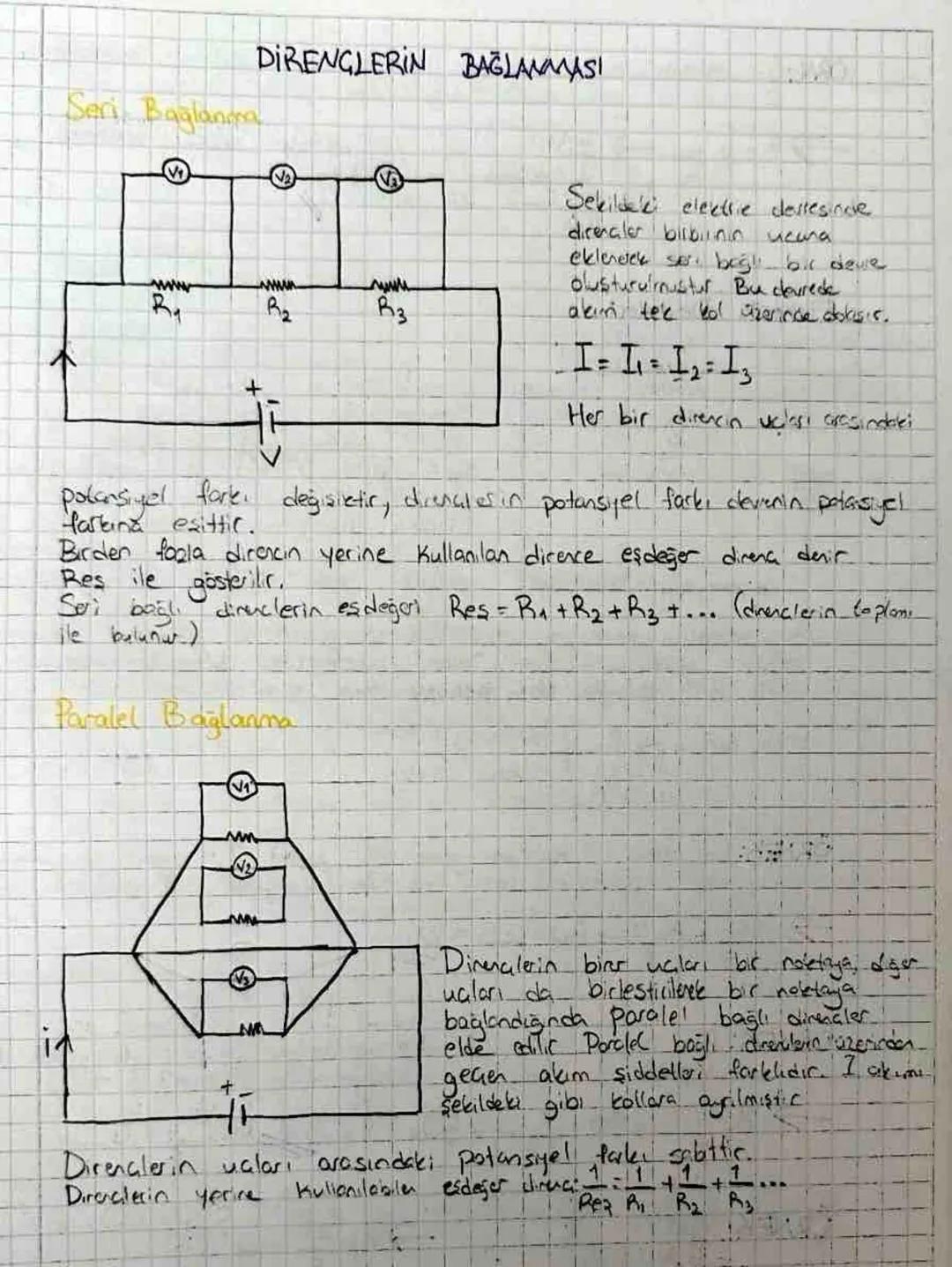 ÖRNEK:
R1F 2

Sekildeki devrede direçlerin uakri arasındak
potansiyel farkını bulunuz

Gözum:

V=160V

R-62

Res: 82
MW

Res: Y
I
160
>

R1: