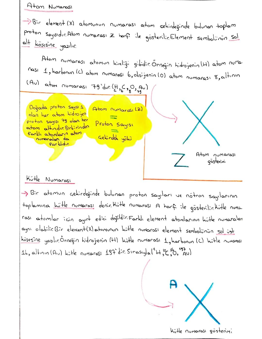 Atom Numarası ve Kütle Numarası Nasıl Bulunur? Proton, Nötron, Elektron Yerleri