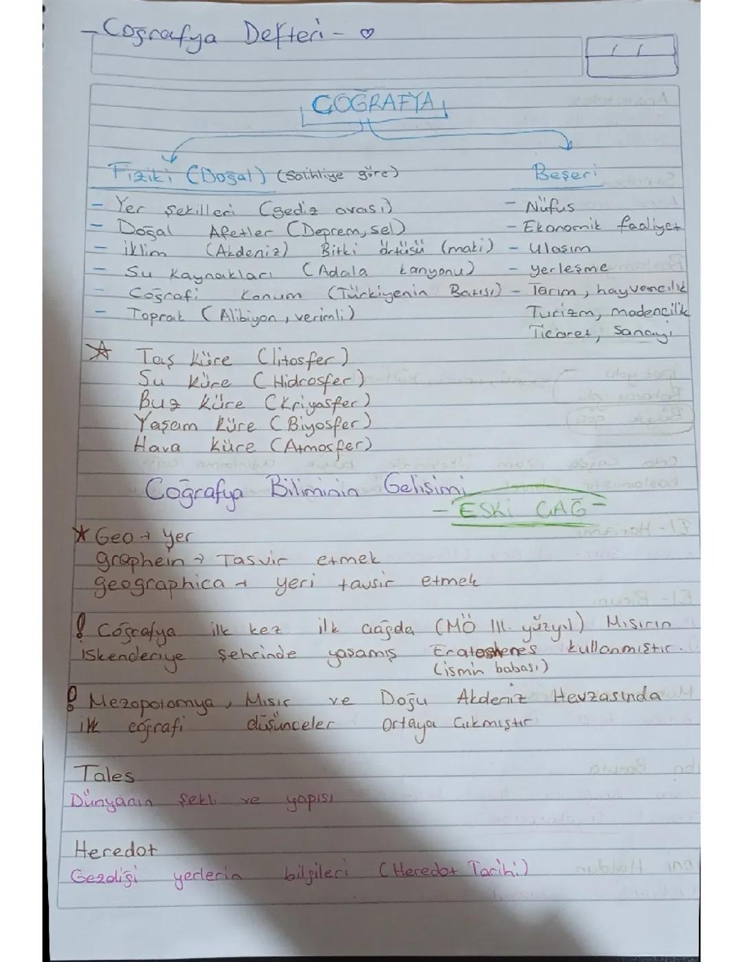 9. Sınıf coğrafya