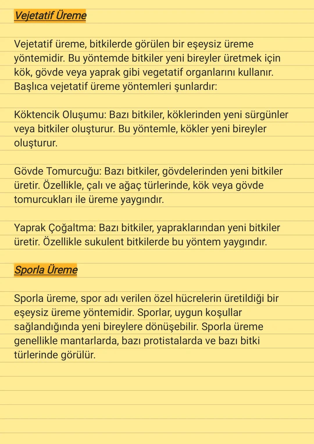 Eşeysiz Üreme
Eşeysiz üreme, tek bir bireyin genetik materyali ile yeni
bireyler üretmesini sağlayan bir üreme yöntemidir. Bu tür
üremede ik