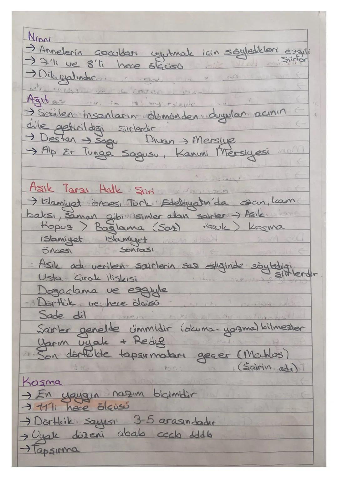 # Anonim Halk Şiiri

→Anonimlerdir

→ Yarım uyak ile oluşturulmuştur + cinaslı uyak, redig

→ Sade bir dil

→ Halkın ortak duygu ve düşüncel