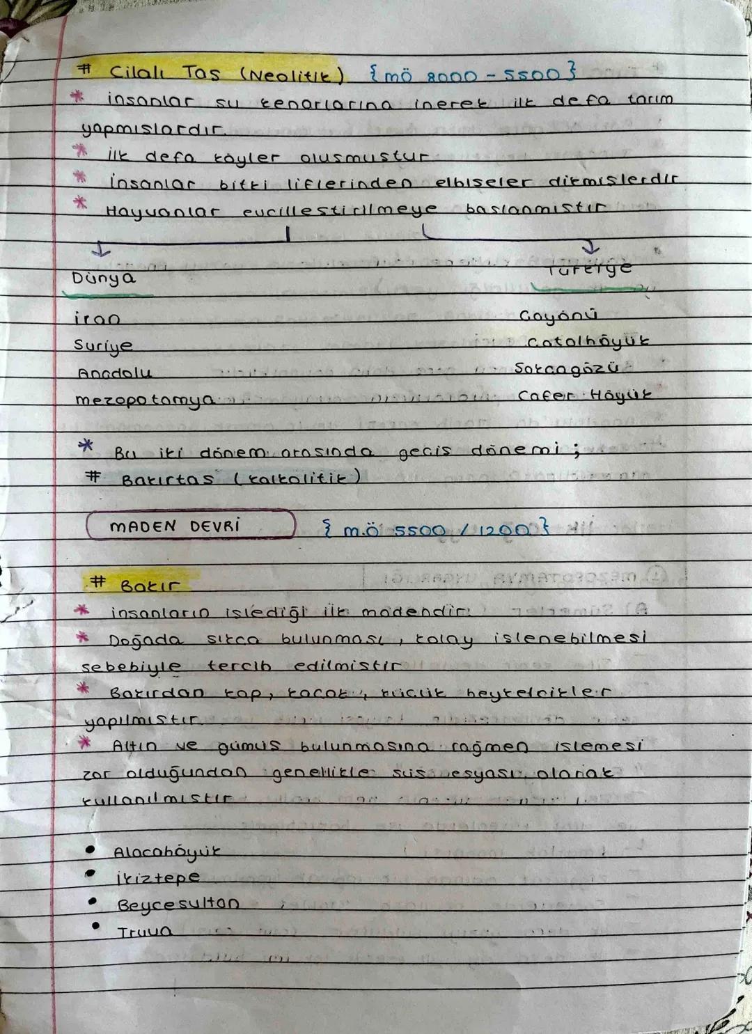 TARİH ÖNCESİ ÇAĞLAR
NOJ: Tarih oncesi devirler Thomsen
tarafından
"
1836' da
Tas, Tuna
۱۱
ve
Demir
olarak
ayrılmıştır.
Bu
sisteme "ÜG
Gag
Si
