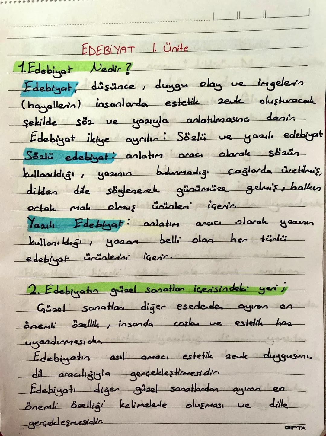 EDEBIYAT
1. Ünite
1. Edebiyat Nedir?
Edebiyat düşünce, duygu olay
(hayallerin) insanlarda
şekilde
ue
imgelern
zeuk oluşturacak
estetik
Söz
v