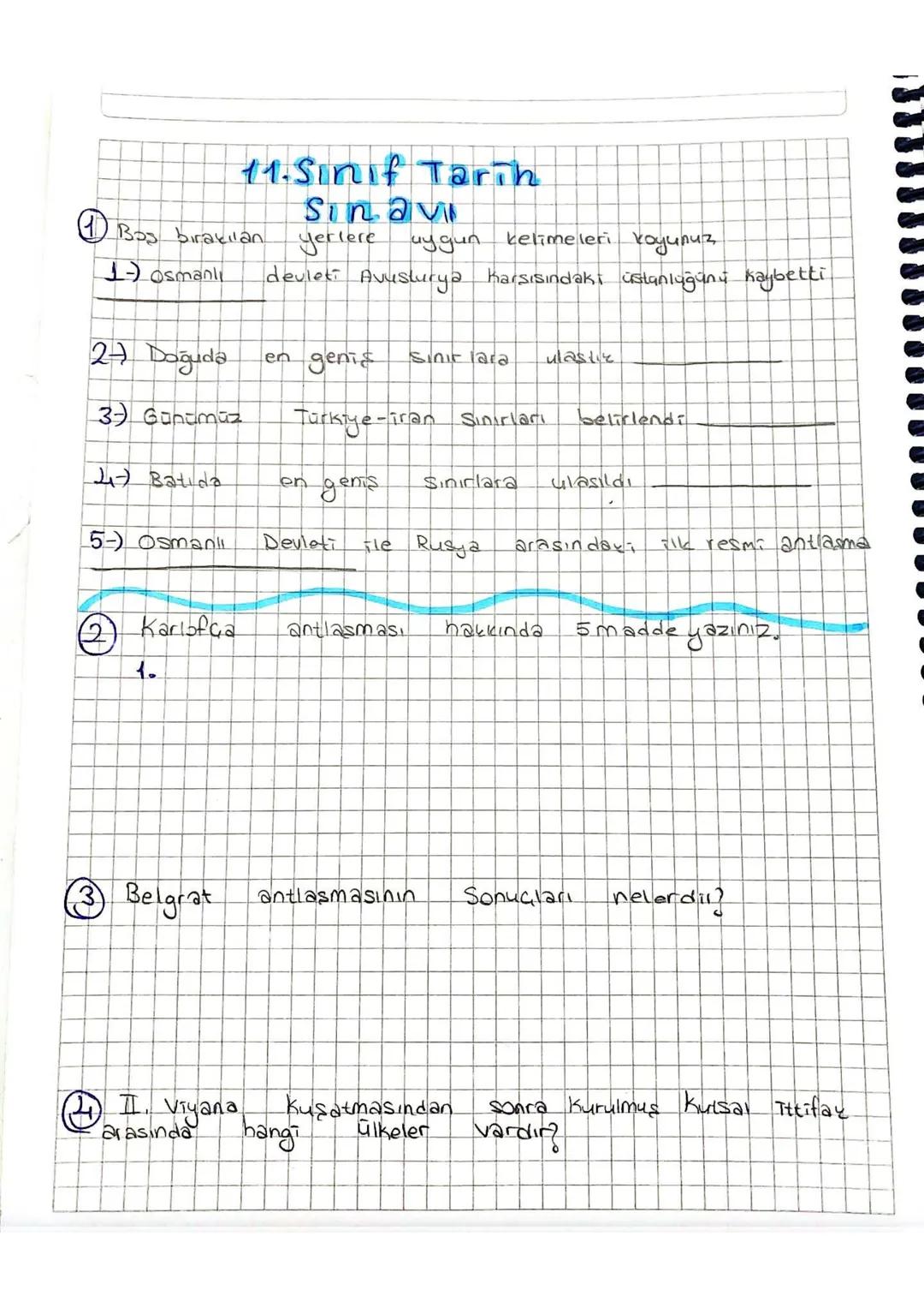 ##### 5 Ordunun başına Sefere çıkmayan ilk padişah kimdir?
II. Selimdir.

##### 6 zītvatarok antlaşması nedir? Önemi nedir? Açıklayınız.
Zit