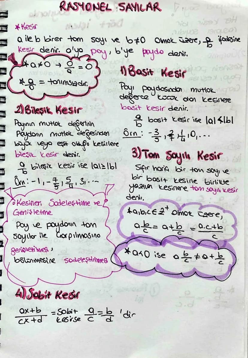 yayımlanamaz.
den izni olmaksızın elektronik -
dyinları'na aittir. Kısmen de ol<> -'
*Kesir
RASYONEL SAYILAR
ia and H
ՈՐ
a ile b birer tom s
