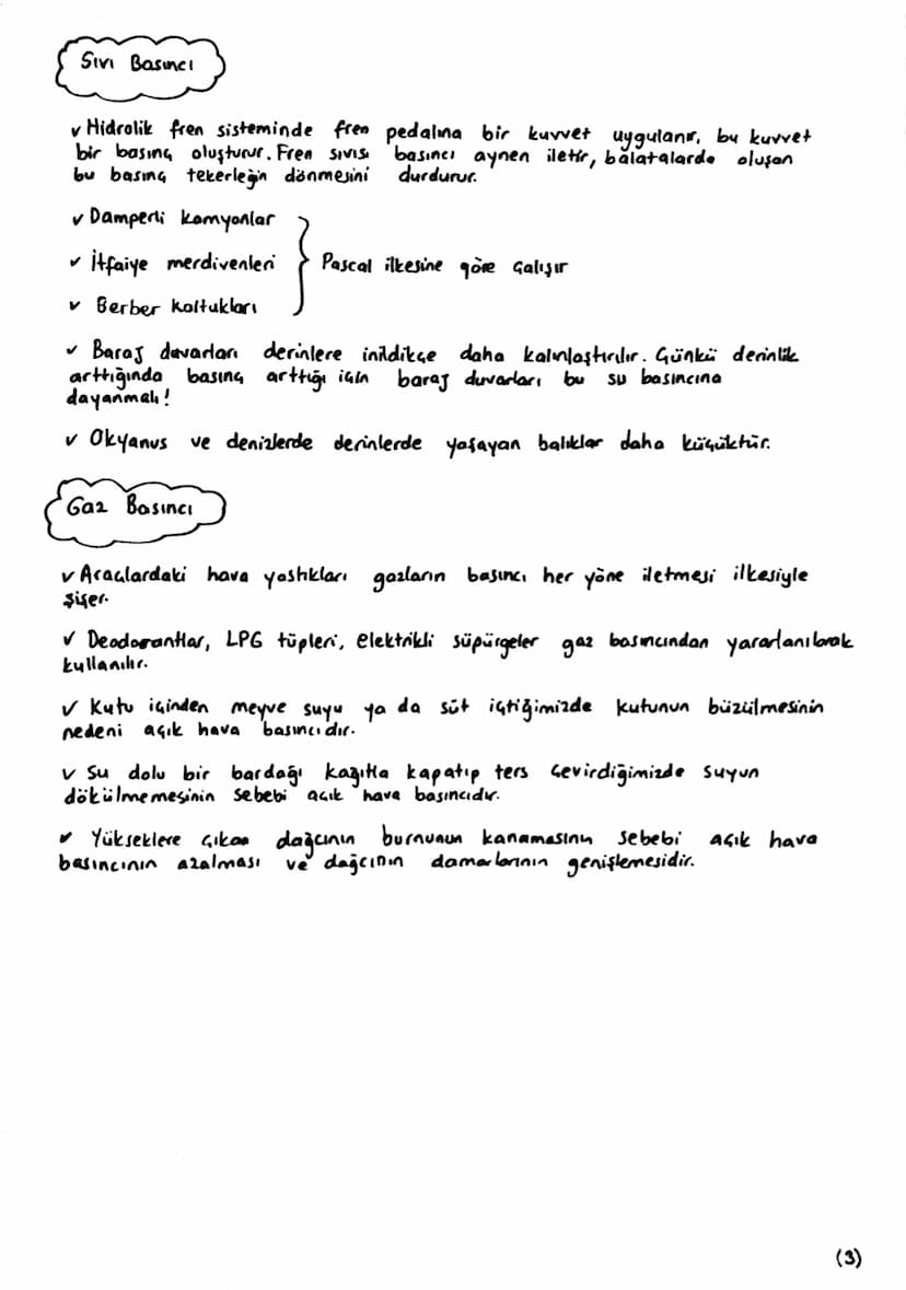 BASINÇ
Birim yüzeye etki eden dik kuvvete
» Birimi Pascal (Pa)
ya
Pharfi ile gösterilir.
KATI BASINCI
"basing " denir.
da
N/m² dir.
Katılar,