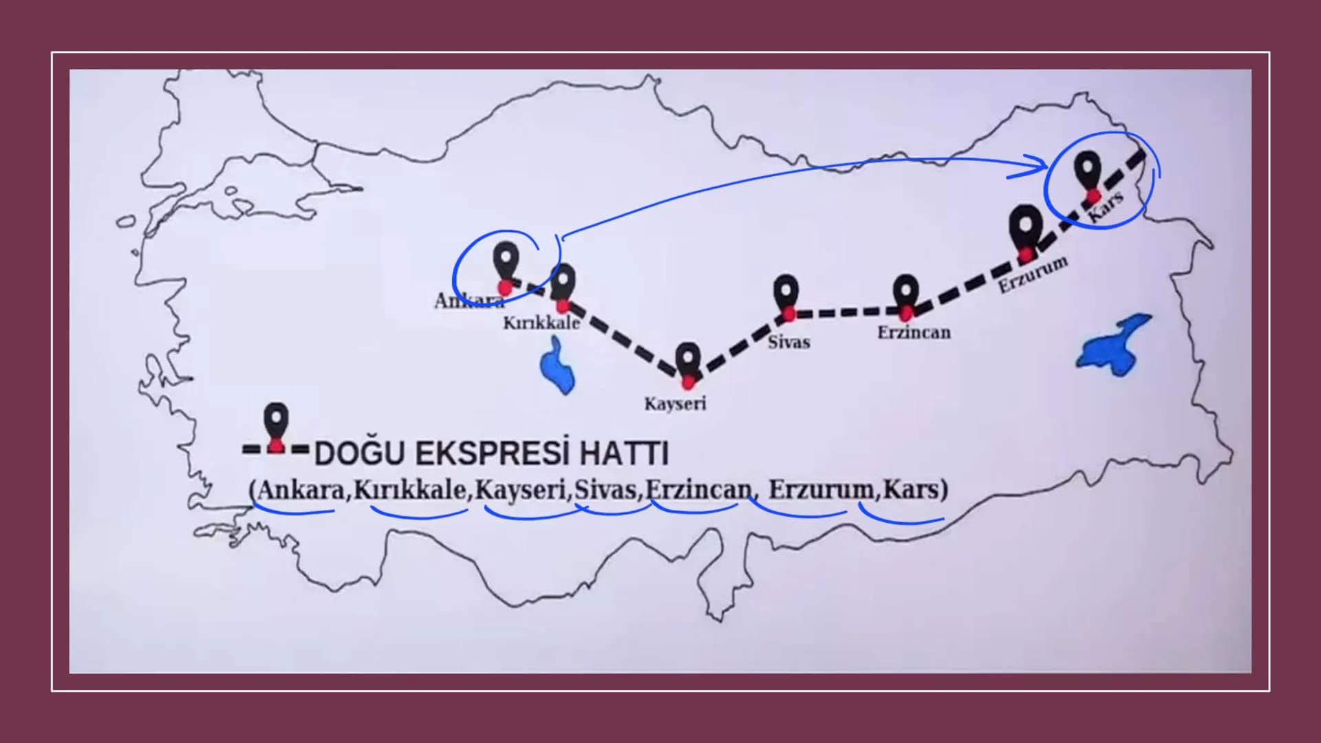 TÜRKİYE'DE ULAŞIM
Deniz
→ Demir
kara
→ Hava 1)- KARA YOLU
1950'lerden sonra gelişti (Marshall yardımı).
✓ Ülke içi yük ve yolcu taşımacılığı