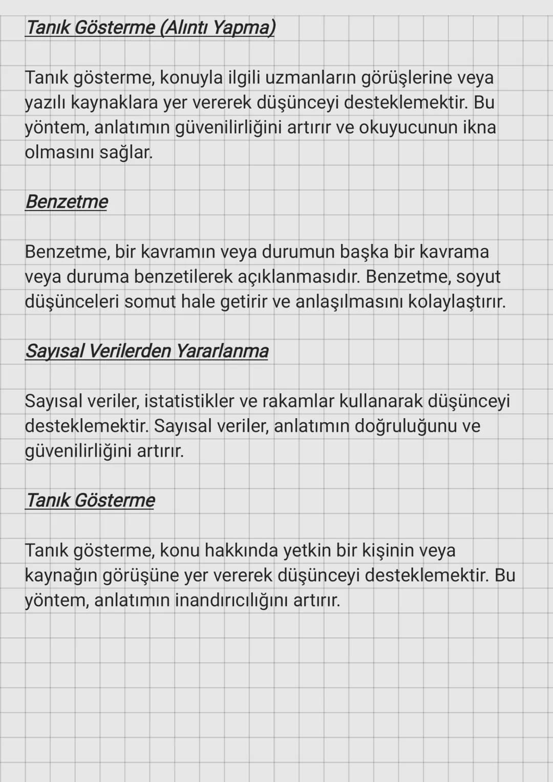 Düşünceyi Geliştirme Yolları
Düşünceyi Geliştirme Yolları Nedir?
Düşünceyi geliştirme yolları, bir konuyu veya fikri daha açık,
anlaşılır ve