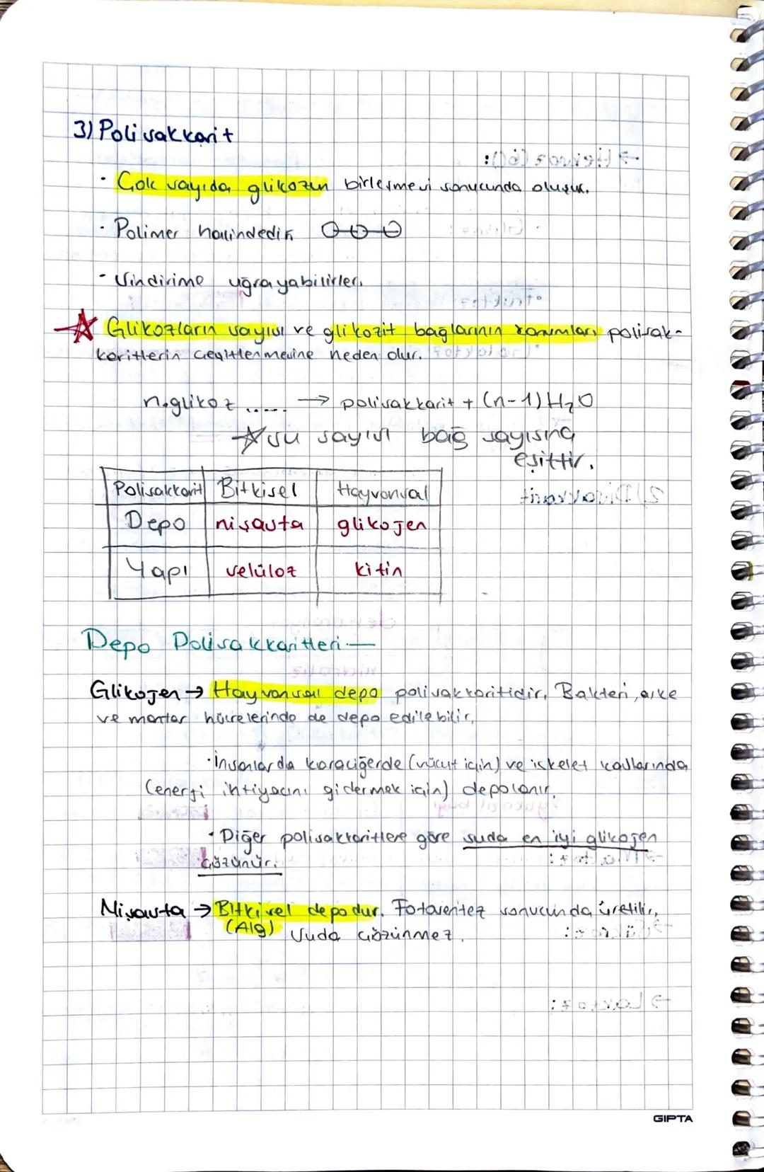 1) Hücresel Solunum ile Enerji Elde Edilirken kullanılmas
Sicavi
1/ korbonhidrat 2) Lipit (Yağ).
3) Protein
2) Birim Miktarinn Enegi Verme V