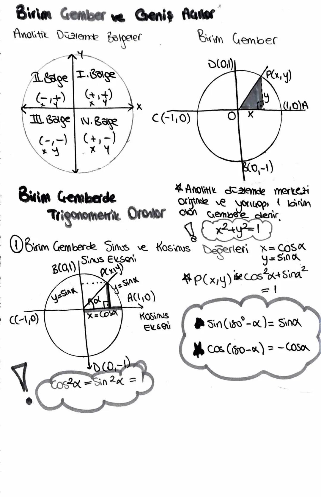 Dik Üçgende Trigonometri
• Dik Üggende Dor Aailorin Trigonometrik Oronlon
ABC Cageninde [AB] ve [AC] dik Kenorlor, go°'nin
Korşısındaki [BC]