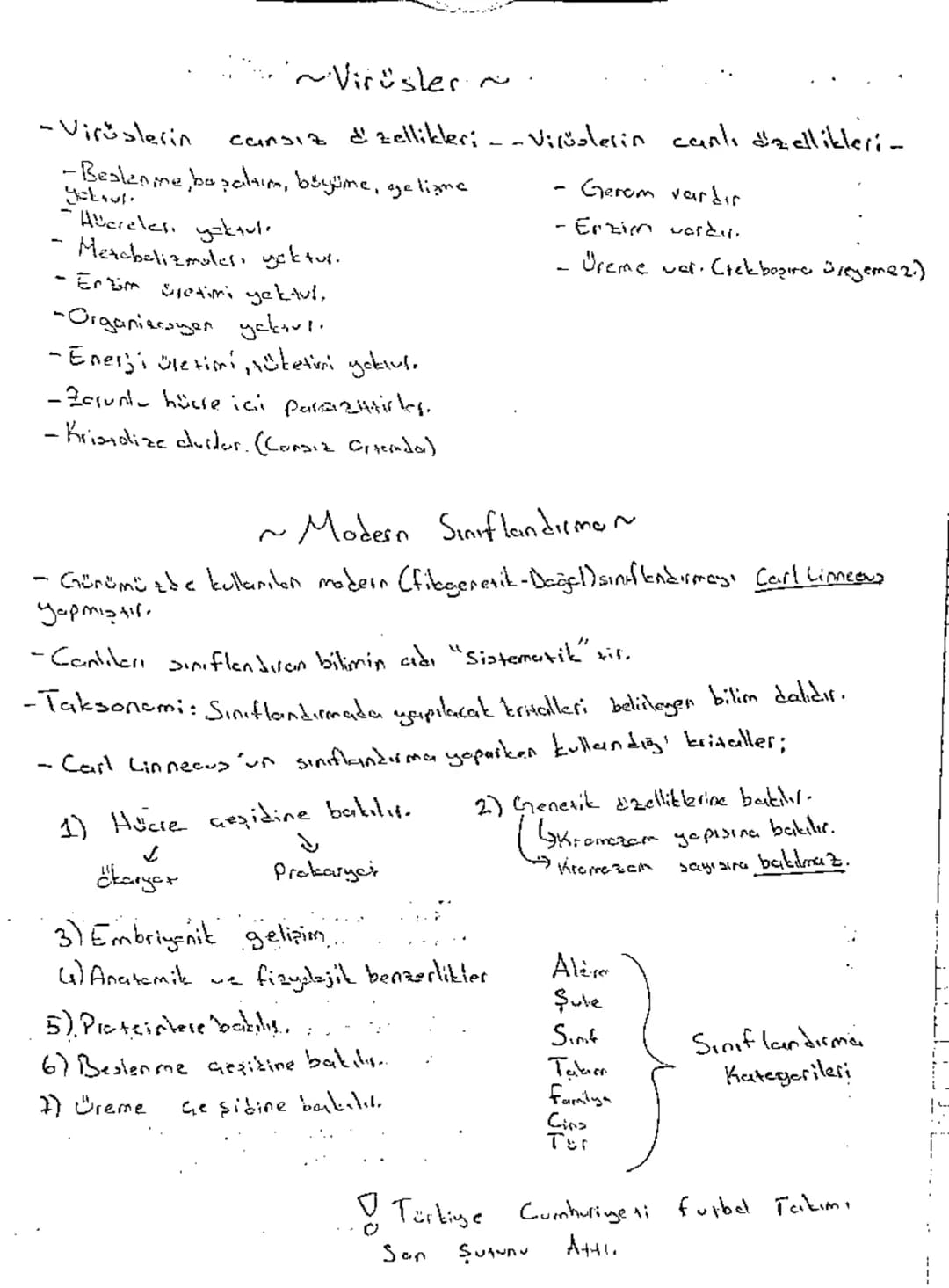 -Virüslerin
~ Virüsler ~.
cansız dzellikler; - - Vicüolerin canlı özellikleri-
- Beslenme, boşaltım, böyüme, gelianc
Hücreler, yoksul.
Metab