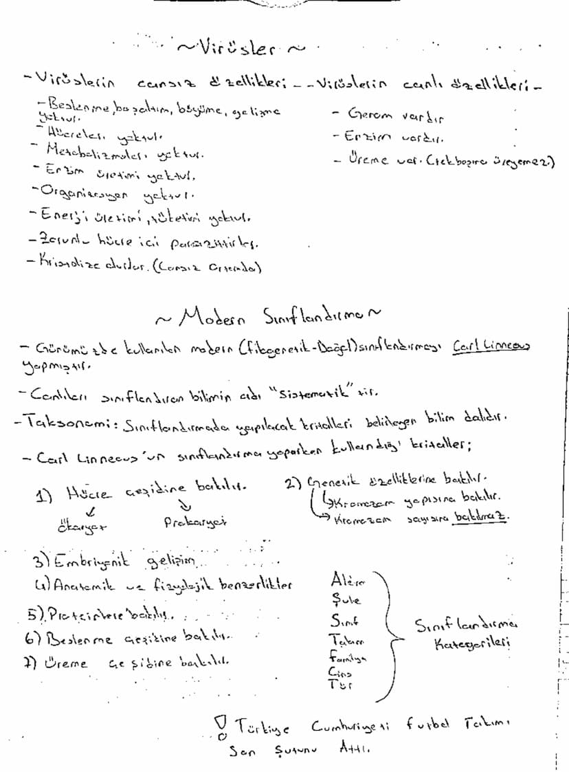 -Virüslerin
~ Virüsler ~.
cansız dzellikler; - - Vicüolerin canlı özellikleri-
- Beslenme, boşaltım, böyüme, gelianc
Hücreler, yoksul.
Metab