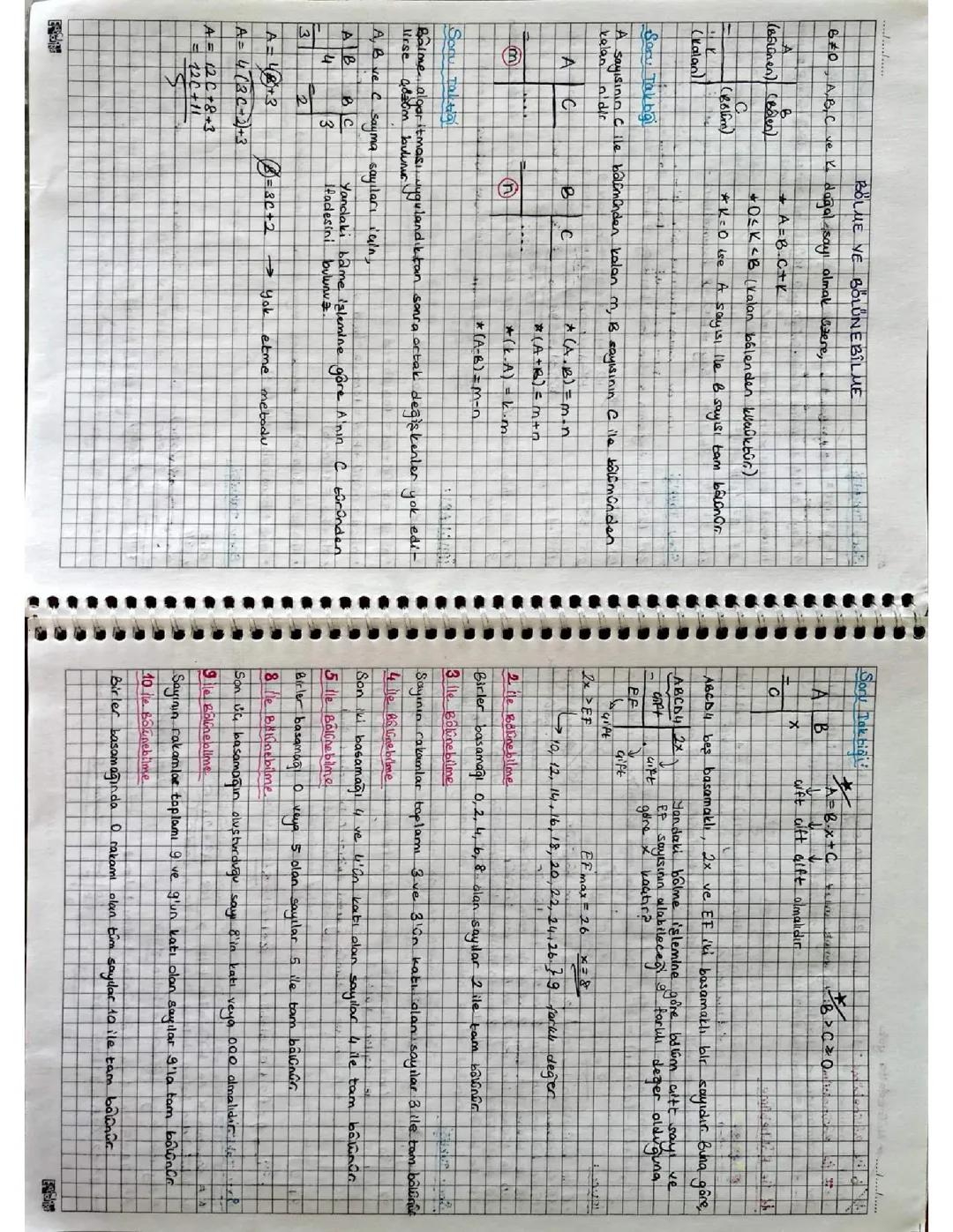 TYT Matematik: Bölme ve Bölünebilme Konu Anlatımı ve Örnek Sorular