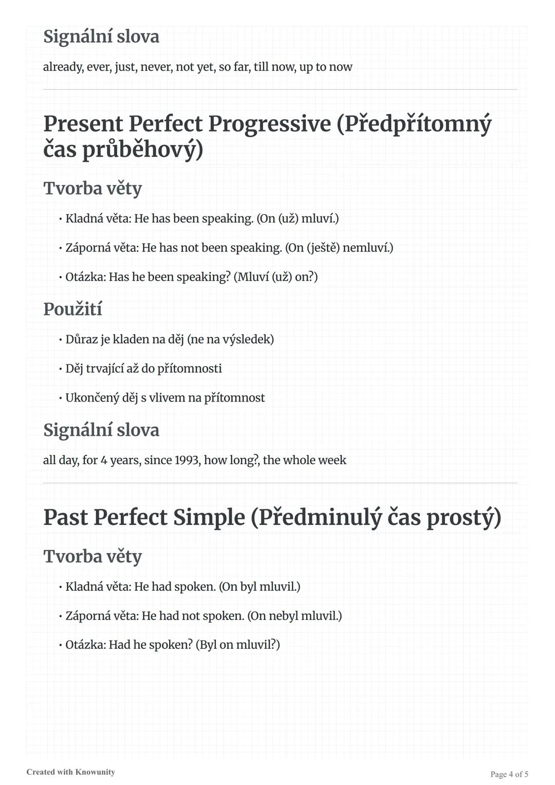 # Přehled anglických časů

Přehled a vysvětlení anglických časů včetně Simple Present, Present Progressive, Simple
Past a dalších.

# Přehle