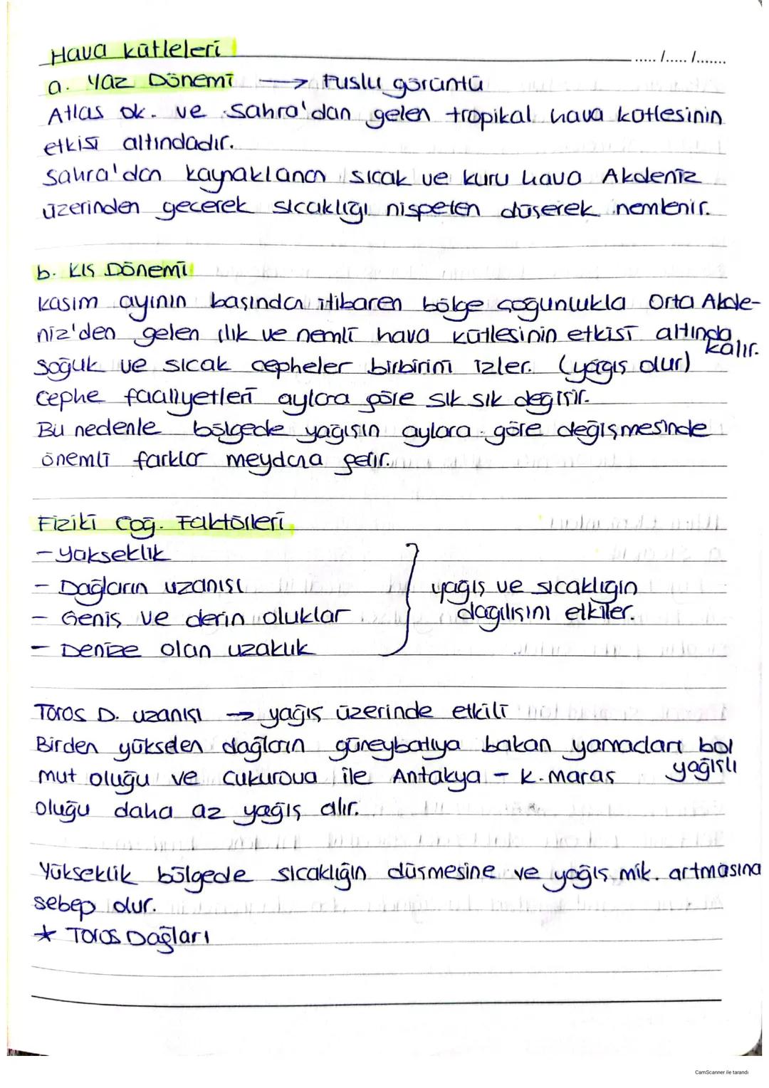 I AKDENİZ COĞRAFYASI 1. HAFTAL
a) JEOMORFOLOJİ (yüzey sekillen)
1. Dağlar
Bolgenin ana çatısını oluşturan toros Dağları;
Alp kiurim kusağını