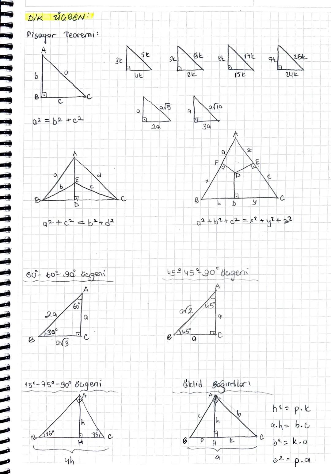 DIK ÜGGEN

Pisagor Teoremi:
















































































































