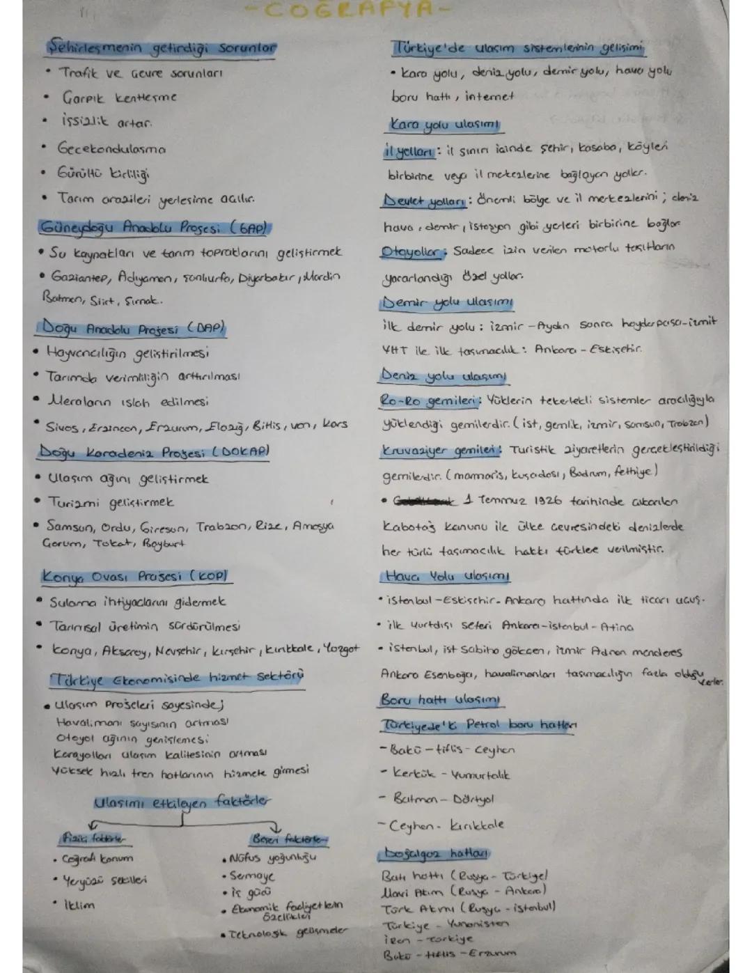 12. sınıf coğrafya 2. ünite 