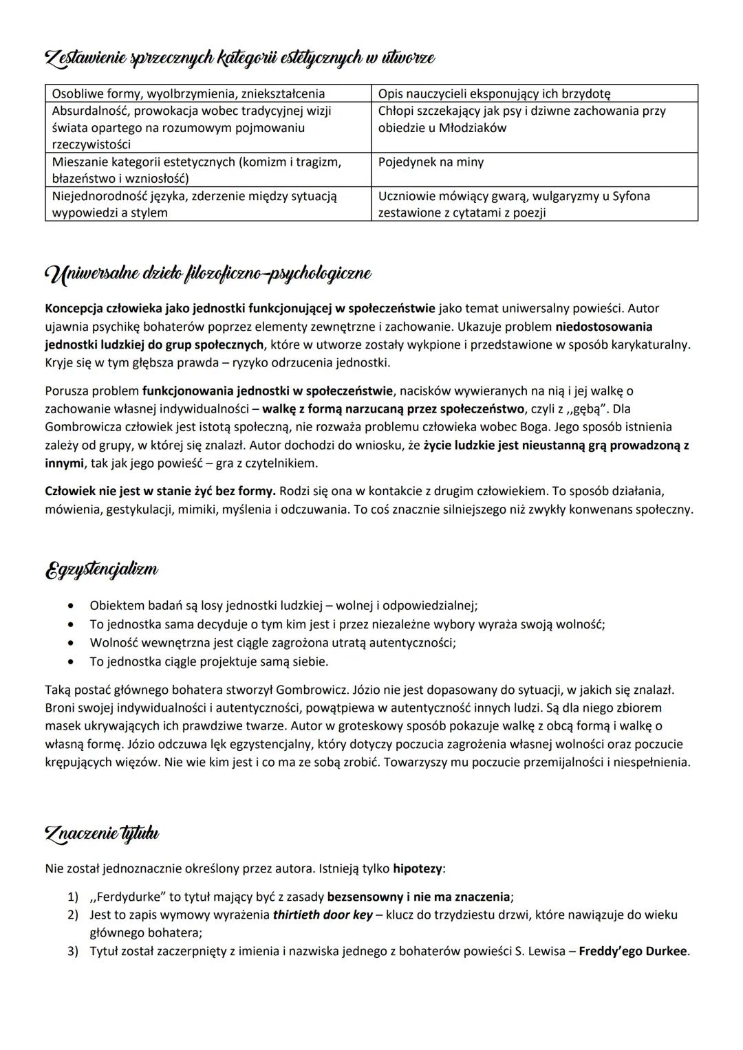 # Ferdydurke

autorze

Witold Gombrowicz (1904-1969) - awangardowy powieściopisarz, dramaturg, nowelista
i autor prozy eseistycznej. Urodził