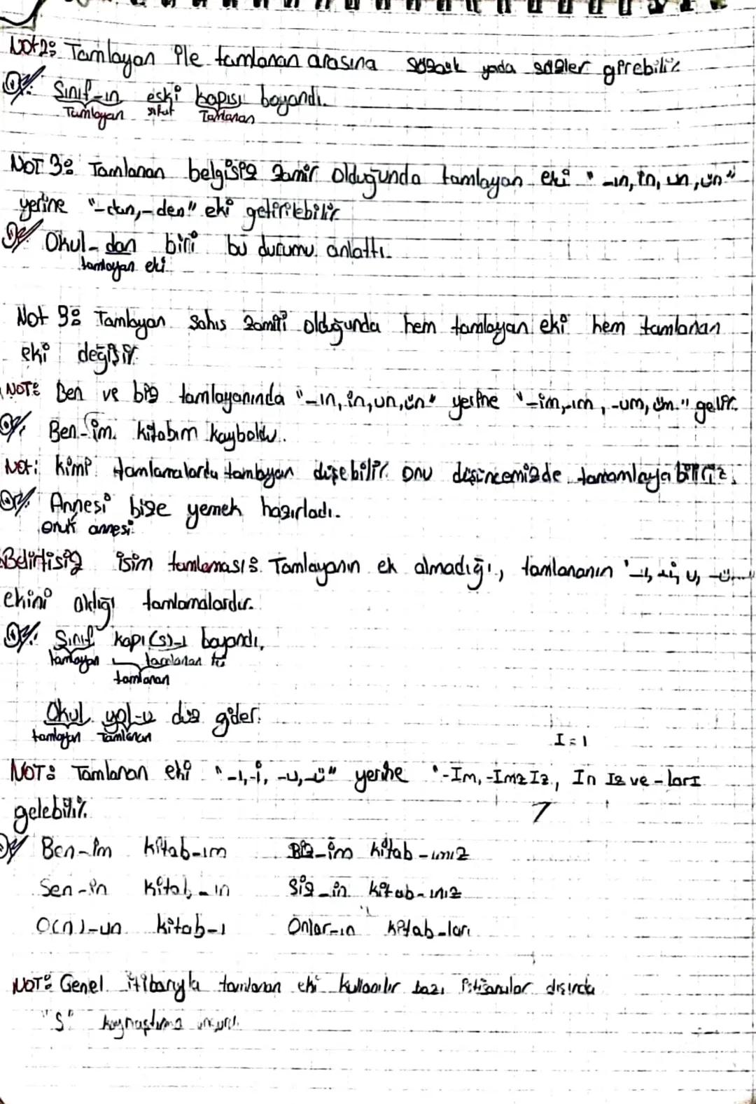 # isim Tamlamalar

1) Belitfili isim Tamlaması 2) Belirtisiz isim Tamlanması 3) Zincirleme isim tamlaması

Tamlana

En az iki ismin bir aray