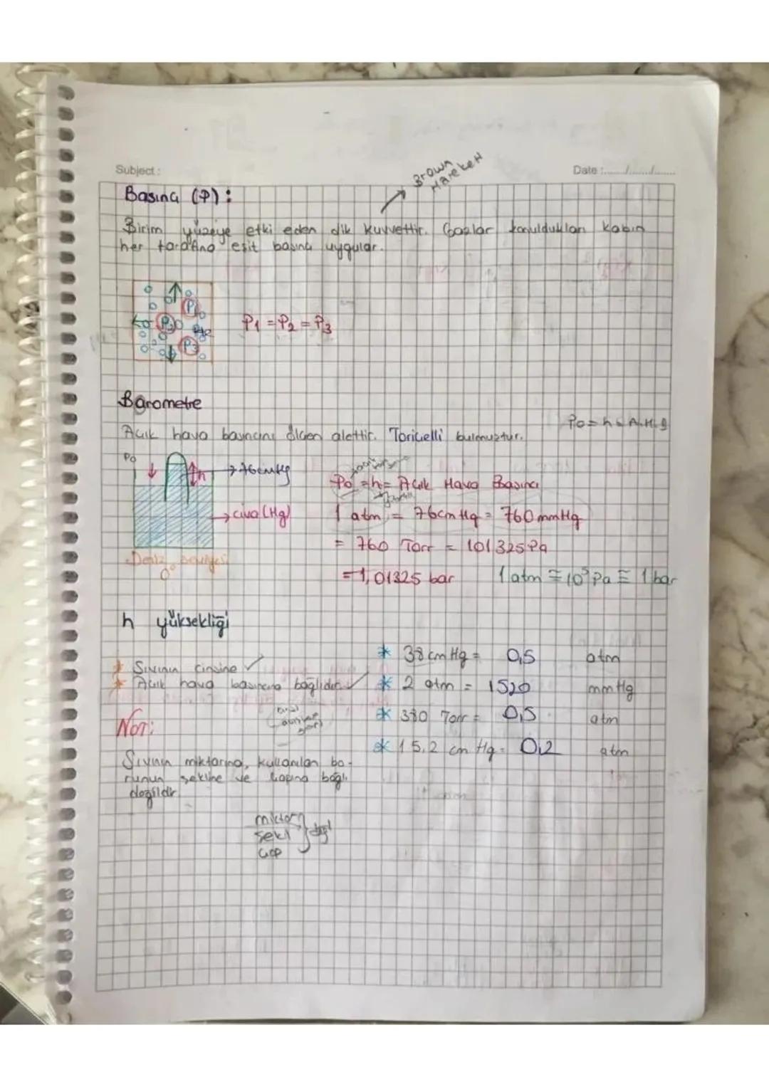 Subject
Iml = lcm³
100mL-01L
Date
GAZLARA
Gazların Genel Özellikler.
Maddenin en düzensiz halidic.
Sk Bulunduklan kabin harmini ve şeklini a