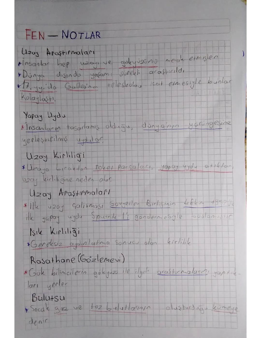 Fen Bilimleri - 1. Ünite