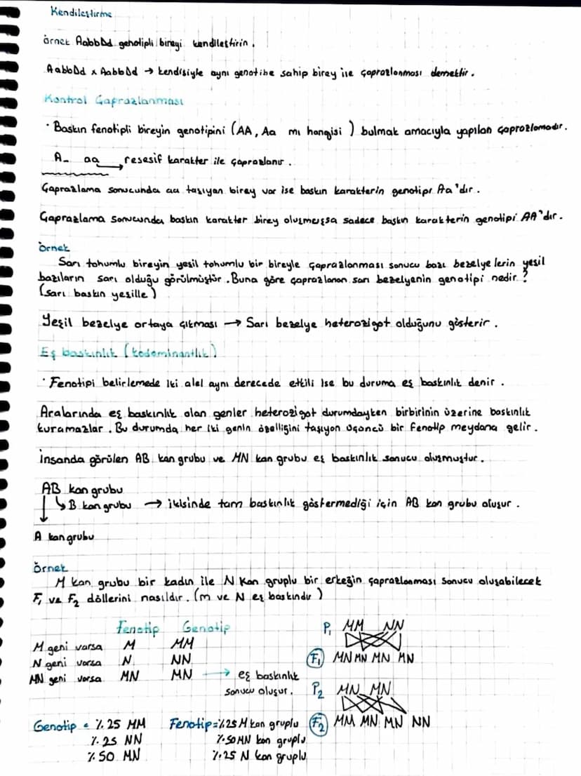 Biyoloji
2.ÚNITE Kalitim
· Karakterlerin ortaya çıkmasında etkili olan genlerin yapısını, işleyişini ve kalıtımını inceleyen
bilim dalına de
