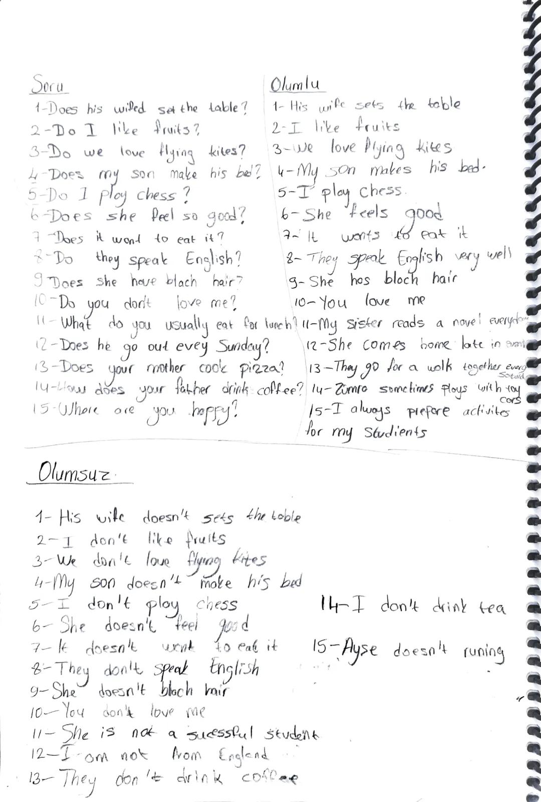 Olumlu:
I am
You
We
2
They s
не )
She
It
Simple Present
Present Tense (Genis Zoman)
I am (be) student.
are
They
is
Olumsuz;
I am not
You
We
