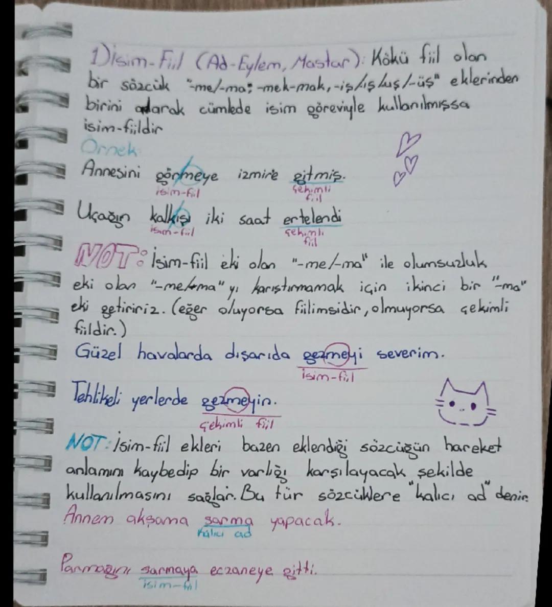 8. Sınıf Türkçe
Fiilimsiler
1) Fiil kök veya gövdesinden oluşacak
2) Kip ve şahıs eki alarak çekimlenmeyecek
3) Fiilimsi eklerinden birini a