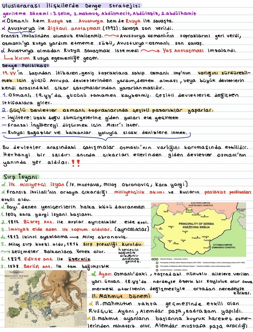 Uluslararası İlişkilerde Denge stratejisi
gerileme Dönemi: 3. selim, 2. mahmut, Abdülmecit, Abdülaziz, 2. abdülhamit
Osmanlı hem Rusya ve Av