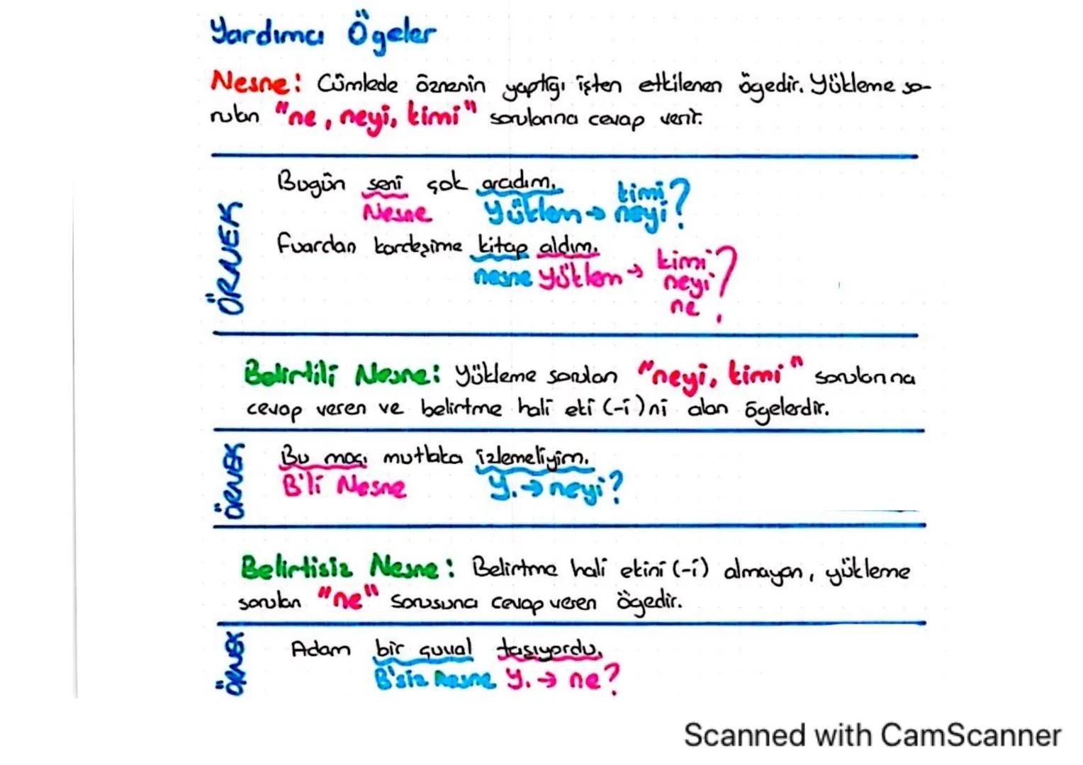 # CÜMLENİN ÖGELERİ

• Cümle bir düşünceyi, bir dileği, bir haberi ya da duyguyu tam o-
larak anlatan, bir veya birden çok süzcükten oluşmuş 