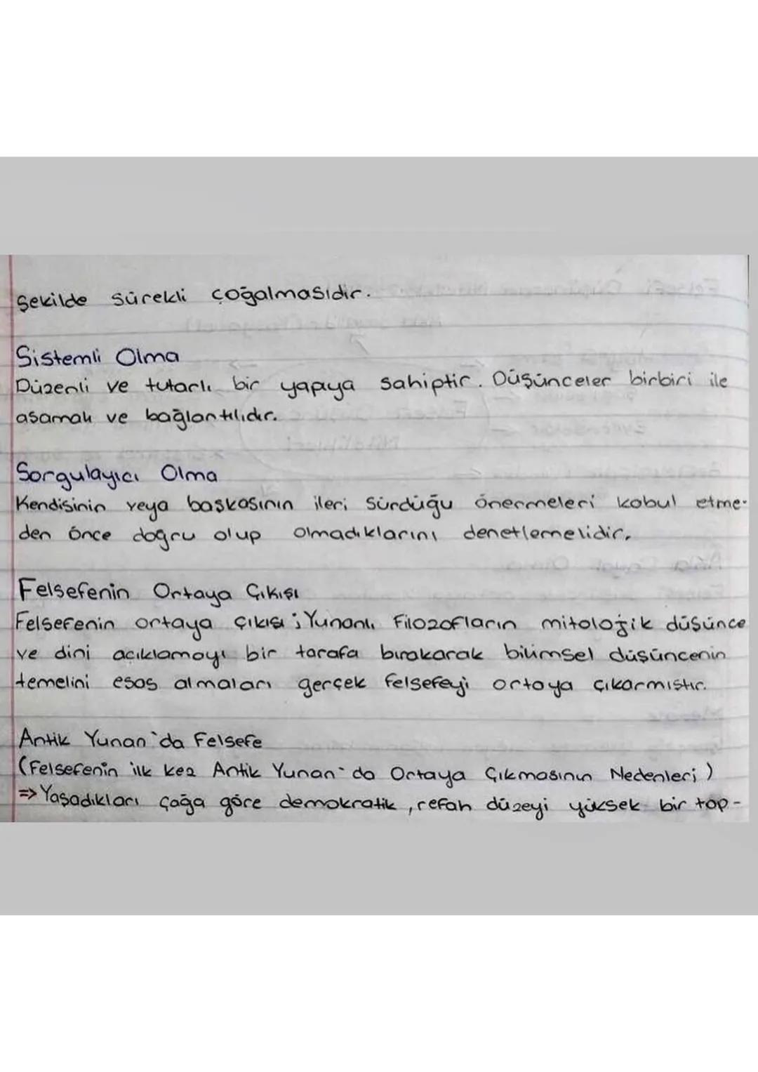 Felsefi Düşüncenin Nitelikleri
Hayret etme
Sup hecidir. <
Evrenseldir
<-
Refleksifdir (kendini <
Sorgulama)
Akla Dayal Olma
Akla dayalıdır (