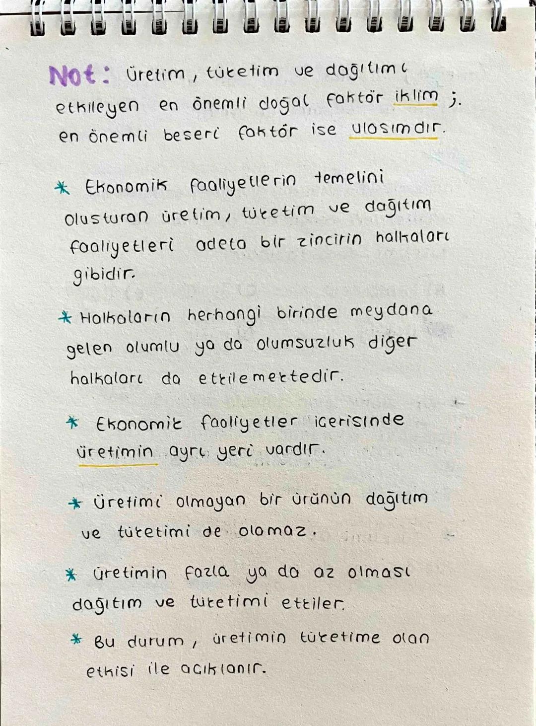 # Üretim - Dağıtım - Tüketim

Üretim, tüketim ve dağıtım faaliyetleri
ekonominin temeleni olusturur.

Üretim: Tarımsal, sanayi, teknolojik
f