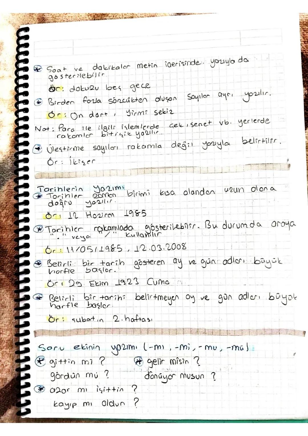 Yazım Kurallar
Büyük Harflerin Kullanımı
Cumleler büyük harfle
baylor.
veya
başlar
Cumie içinde tırnak içerisinde
de büyük harfie
Cümleler
(