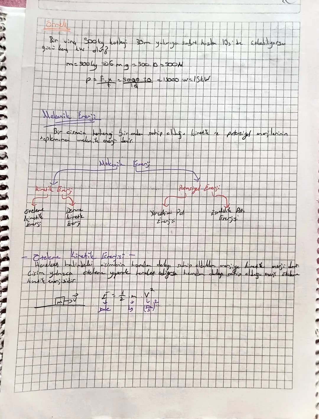 Fiziğin hereket konusunu inceleyen dalına "mekanik" devis
Mekanik iki bölümden oluşur:
Kinematik
Dinamik
Kinophile, Hareketi değinen nedenle