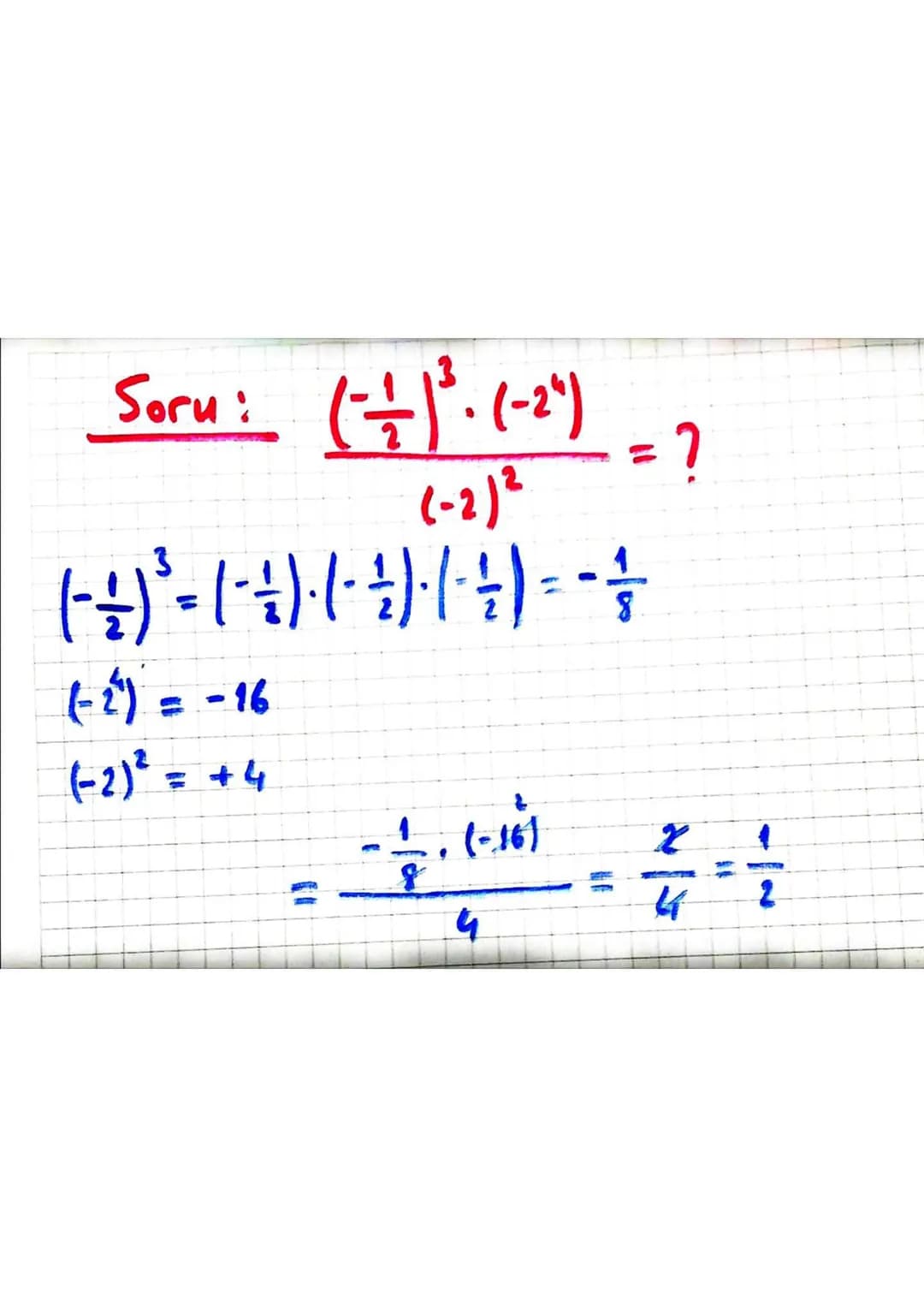 =
ÜSLÜ SAYILAR =
· XXX.... x = x^ ifadesine üslü sayı denir.
n tane
•
x^
x = taban
n =üs
·
x = 0 Tain x = 1
•
XER
igin
= ×
0° Belirsiz
Negat