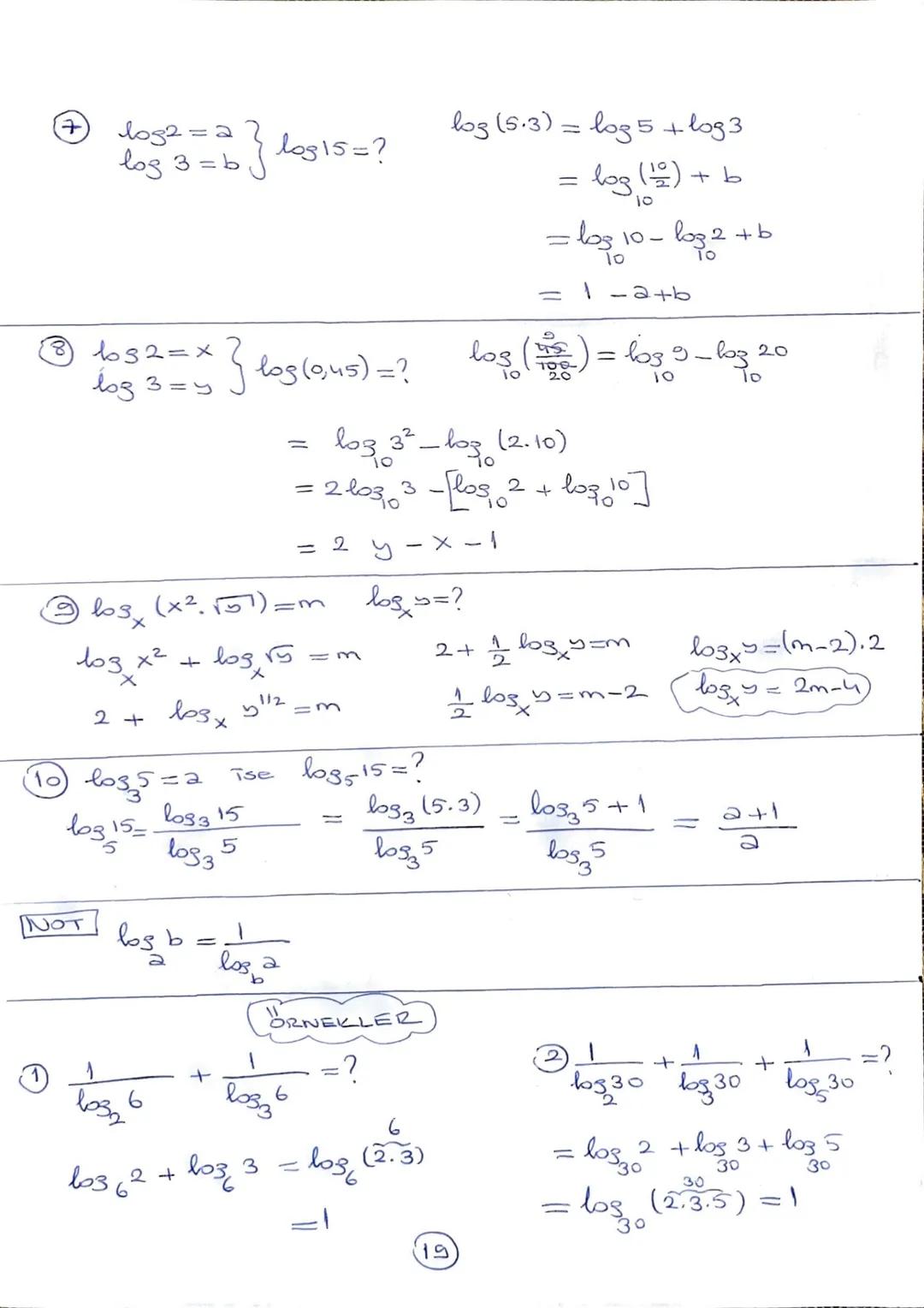 TABAN DEĞİŞTİRME
bs b
=======
2
возв
a
вода
ORNEKLER
to 100
10
=
12325
=?
2032
(6035
=
=
==
вз 100
10
10
6803,0
= 2
=
3
Жаз
81
=
4n27
\n 27 