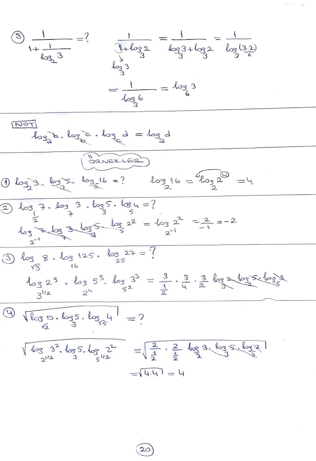 TABAN DEĞİŞTİRME
bs b
=======
2
возв
a
вода
ORNEKLER
to 100
10
=
12325
=?
2032
(6035
=
=
==
вз 100
10
10
6803,0
= 2
=
3
Жаз
81
=
4n27
\n 27 