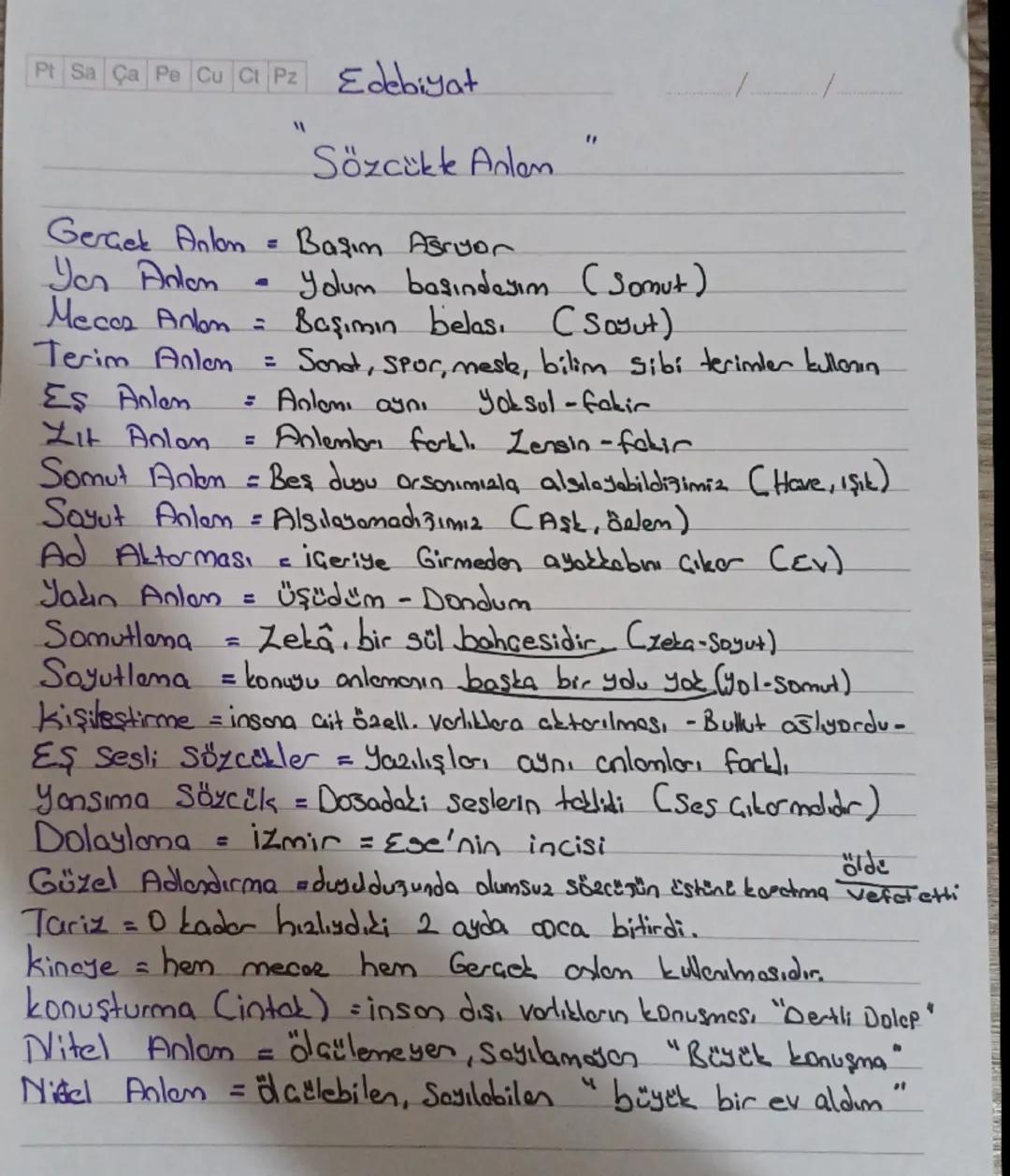 Pt Sa Ca Pe Cu Ct Pz
"
Edebiyat
Sözcükte Anlam
Gerçek Anton
=
Başım Asrıyor
Yon Adon
4
Yolum başındayım (Somut)
Mecca Anton = Başımın belas.