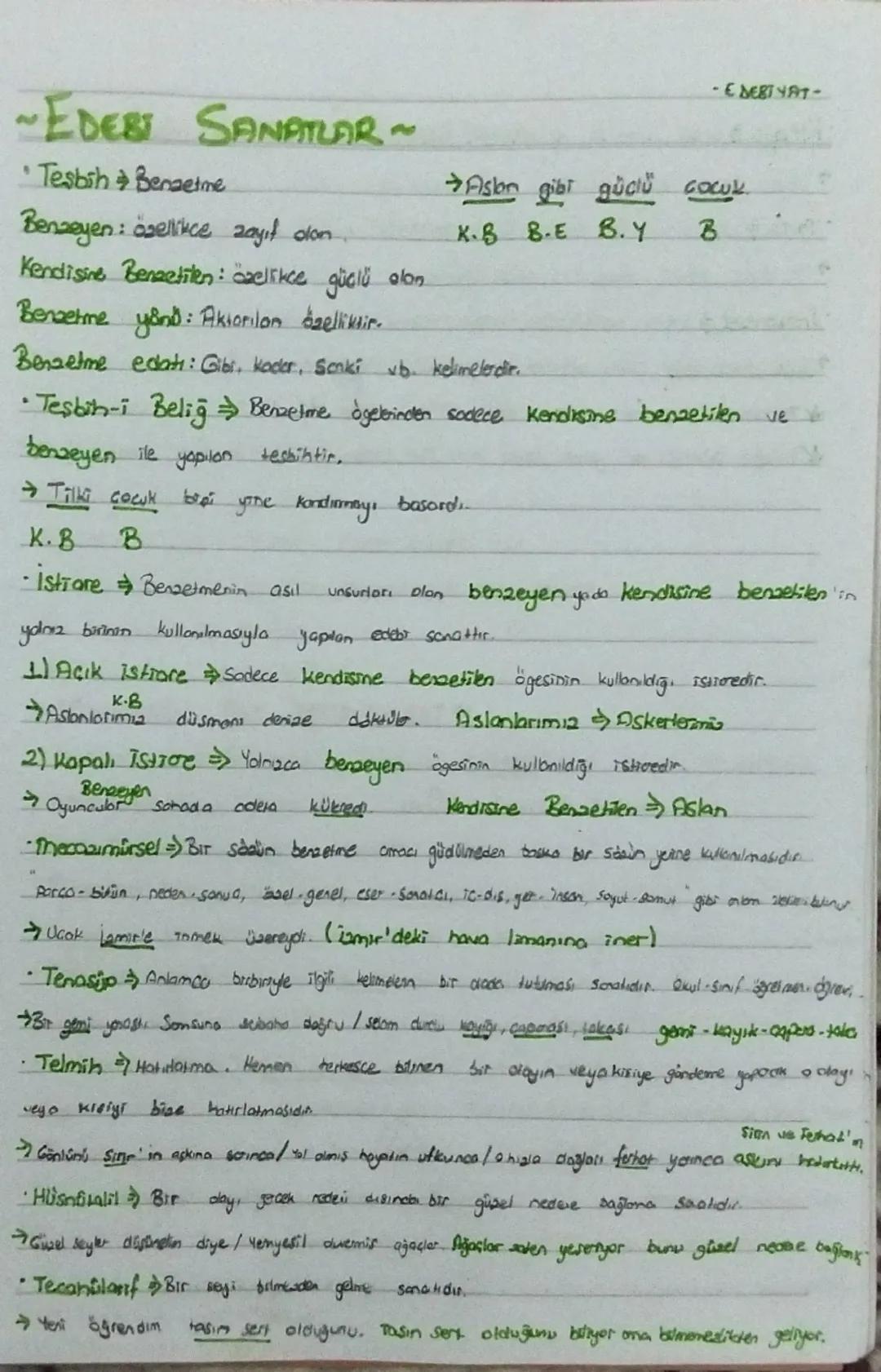 ~EDEBT SANATLAR~

Tesbih Benzetme

Benzeyen: özellikce zayıf don

Kendisine Benzetilen özelikce güclü olan

Benzetme yand: Aktorilon özellik