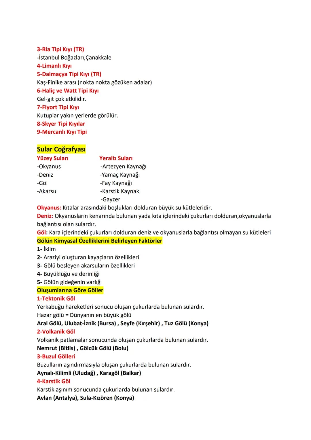 Dış Kuvvetler
Kaynağını atmosferden ve güneşten alan kuvvetlerdir. Amacı iç kuvvetlerin oluşturduğu yer
şekillerini aşındırmaktır.
1-Akarsul