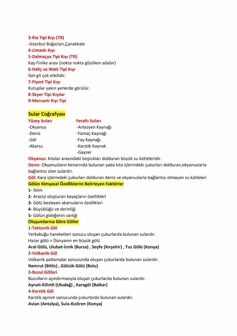 Dış Kuvvetler
Kaynağını atmosferden ve güneşten alan kuvvetlerdir. Amacı iç kuvvetlerin oluşturduğu yer
şekillerini aşındırmaktır.
1-Akarsul
