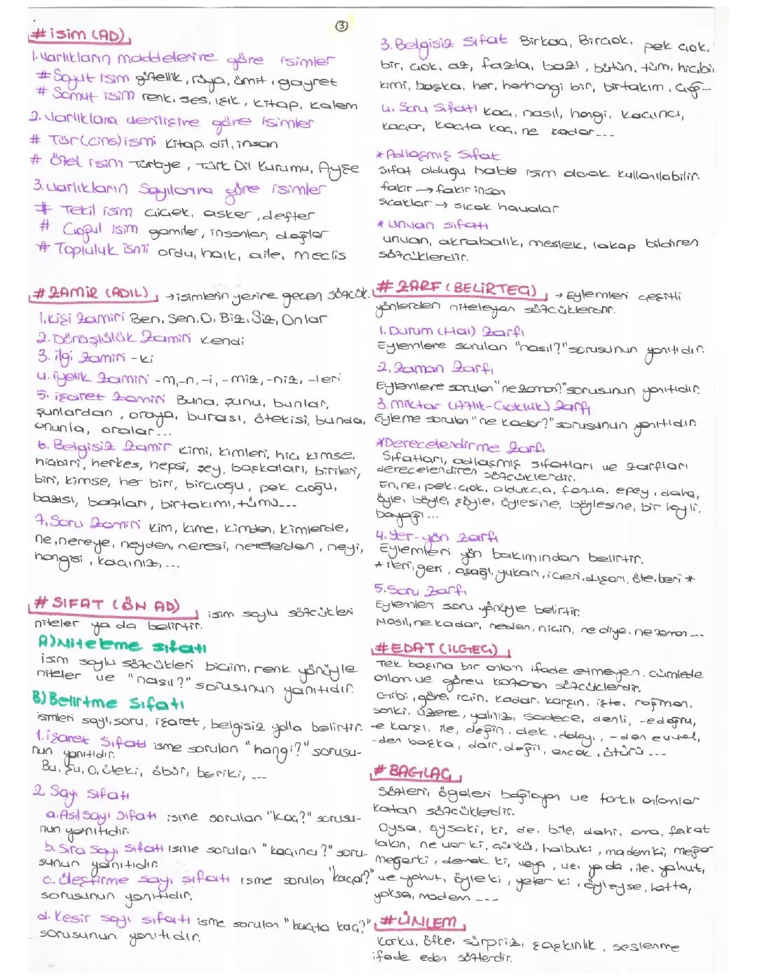 İsimler ve Sıfatlar: Anlamları ve Örnekleri