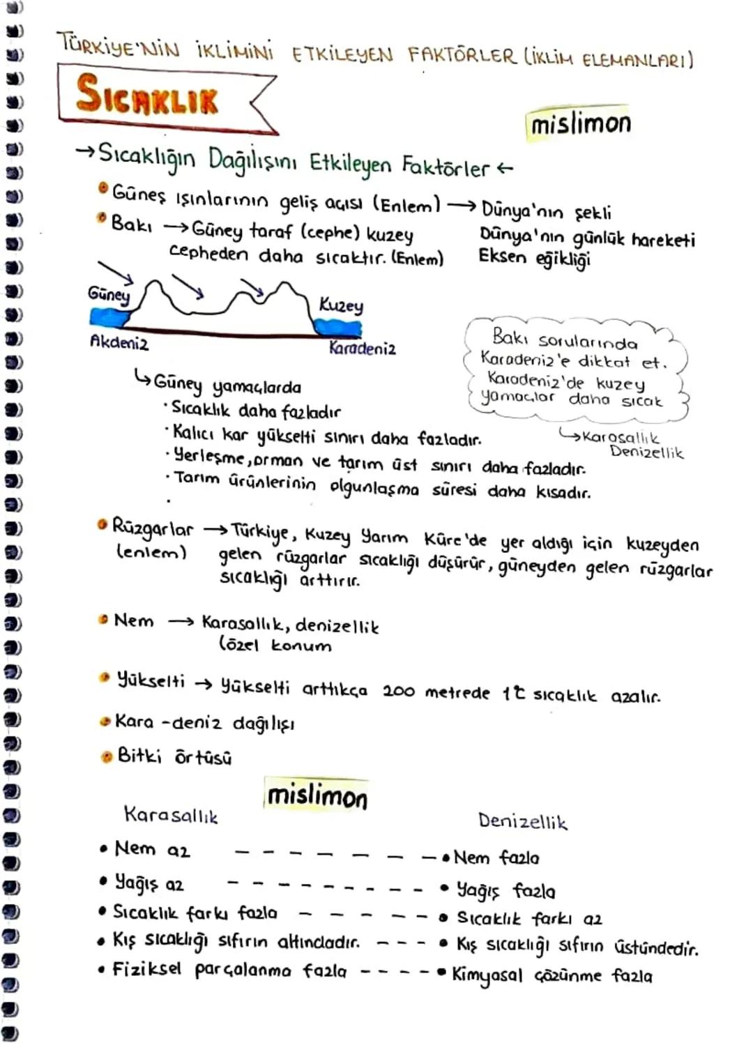 TÜRKİYE'NİN
İKLİMİ
TÜRKİYE'NIN İKLİMİNİ ETKİLEYEN FAKTÖRLER
MATEMATIK KONUMUN
İKLİME ETKİLERİ
Kuzey Yarım Küre'de
Yer Alması
↳ Orta Kuşak'ta