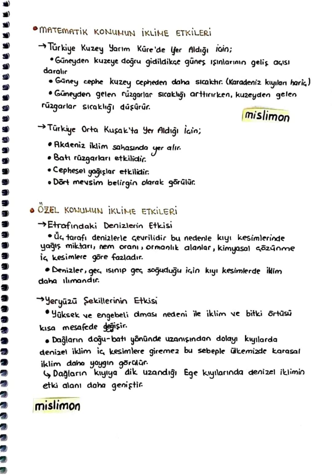 TÜRKİYE'NİN
İKLİMİ
TÜRKİYE'NIN İKLİMİNİ ETKİLEYEN FAKTÖRLER
MATEMATIK KONUMUN
İKLİME ETKİLERİ
Kuzey Yarım Küre'de
Yer Alması
↳ Orta Kuşak'ta